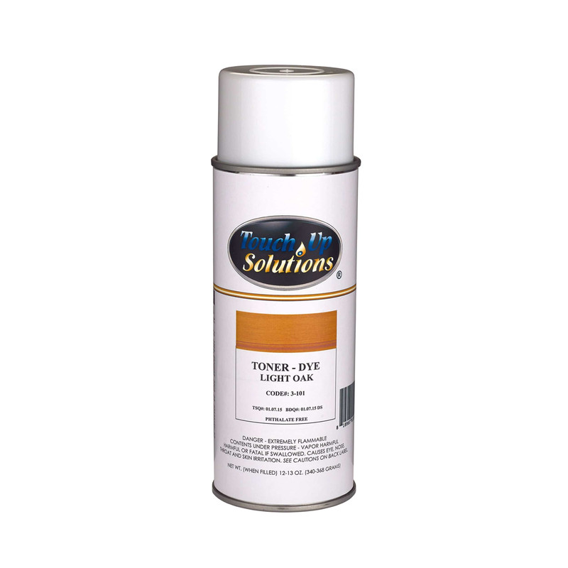 Dye Toner - Solvent Based - Aerosol - 12 oz - Color:Light Oak